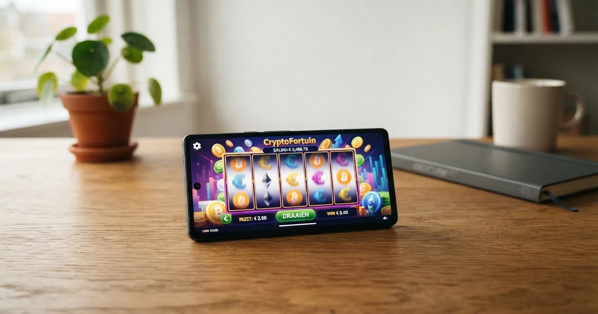 Een laptopscherm met een Bitcoin Cash-casino-interface, BCH-logo en een stortingsscherm in het Nederlands.